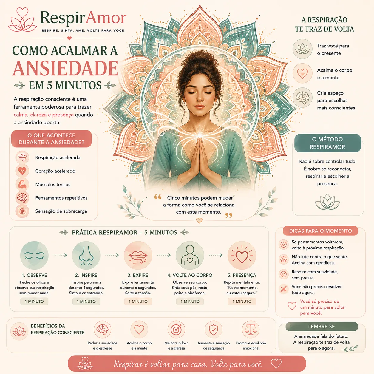 Como acalmar a Ansiedade em 5 Minutos 9 Como acalmar a Ansiedade em 5 Minutos