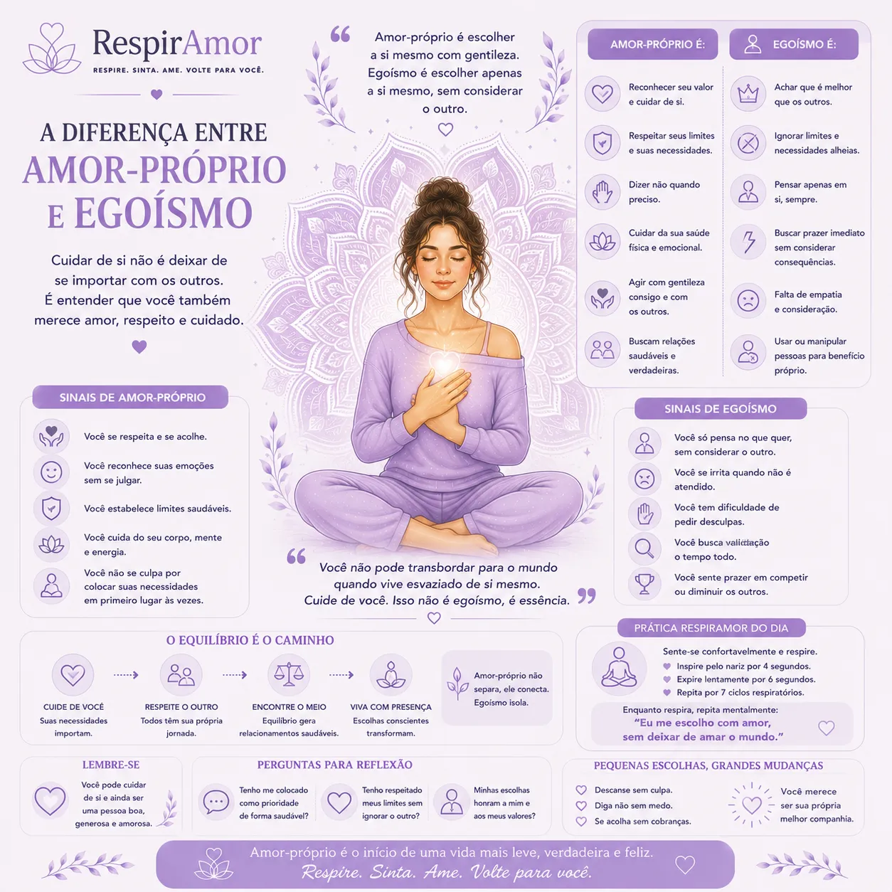 A diferença entre Amor-Próprio e Egoísmo 3 A diferença entre Amor-Próprio e Egoísmo