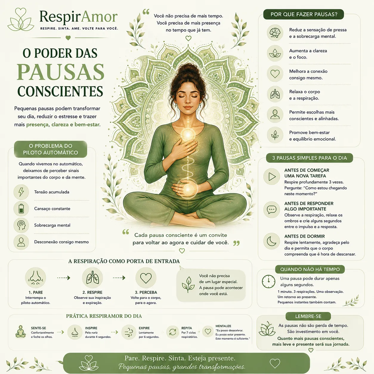 O Poder das Pausas Conscientes 6 O Poder das Pausas Conscientes