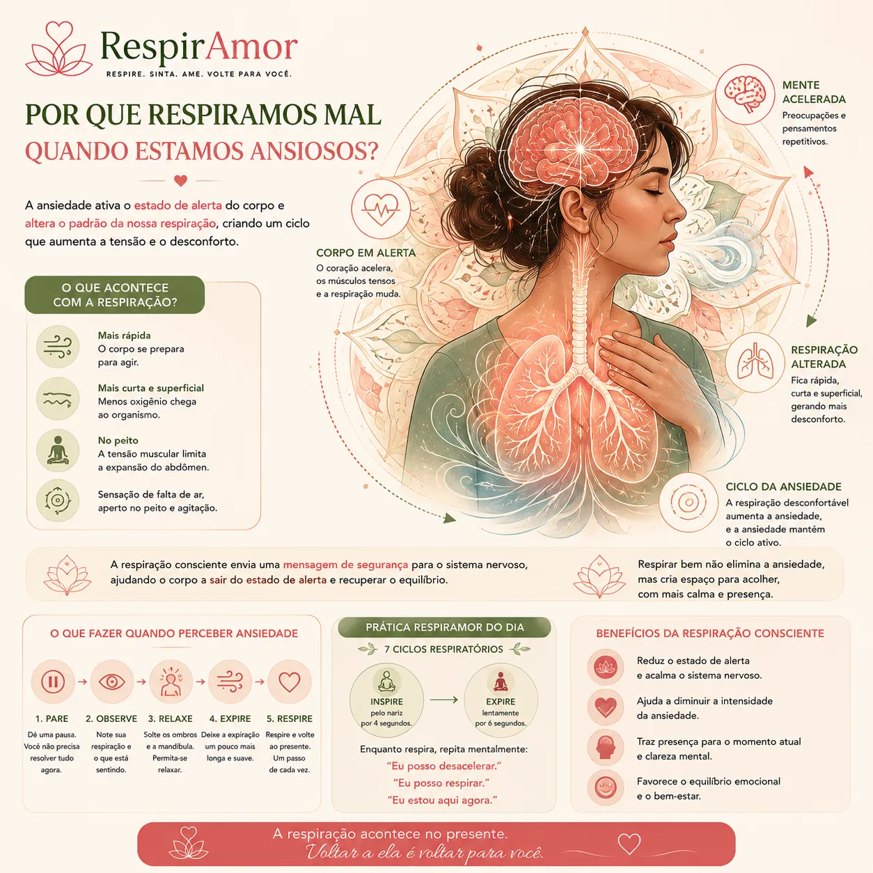 Por que respiramos mal quando estamos ansiosos?