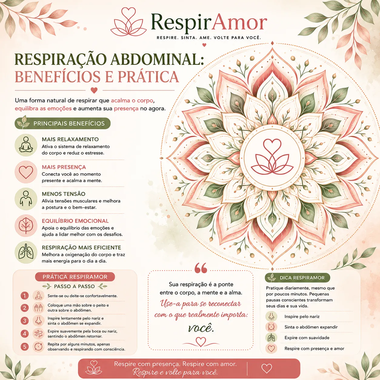 Respiração Abdominal: Benefícios e Prática