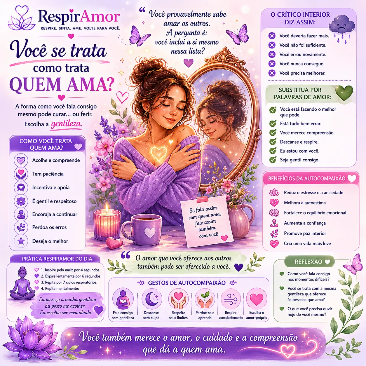 Você se trata como trata quem ama? 1 Você se trata como trata quem ama?