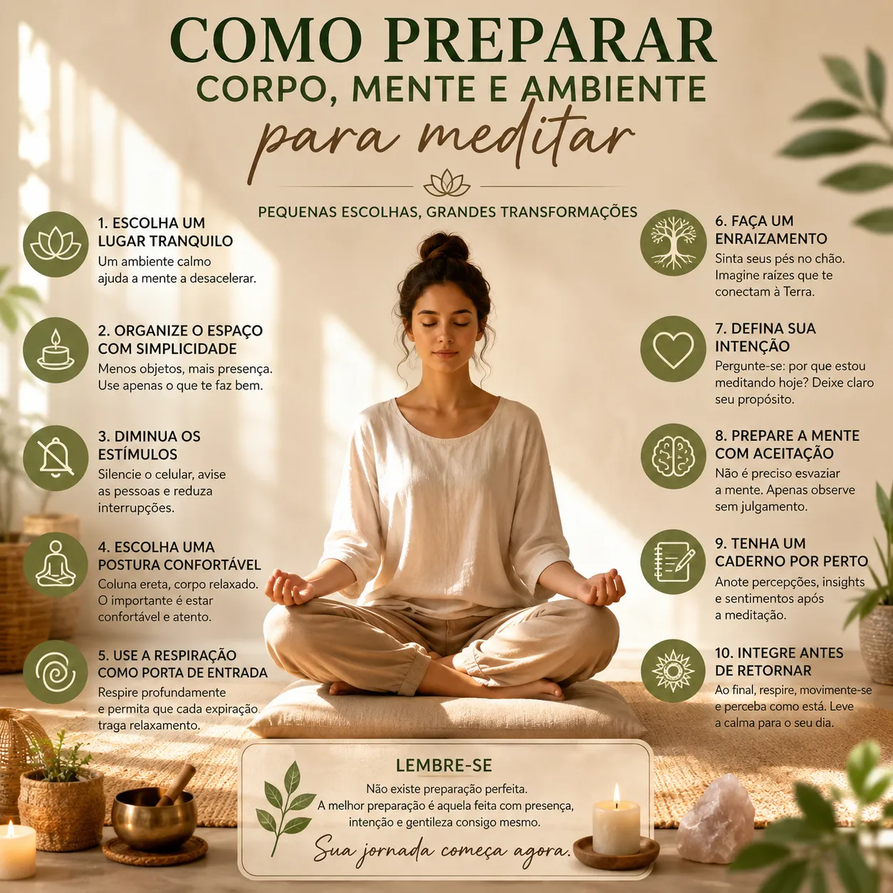 Como Preparar Corpo, Mente e Ambiente para Meditar