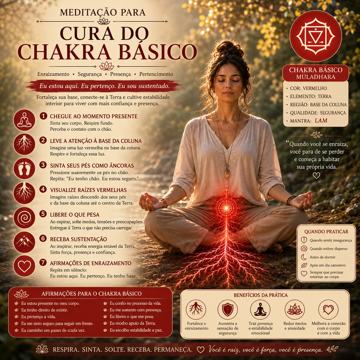 Meditação para o Chakra Básico