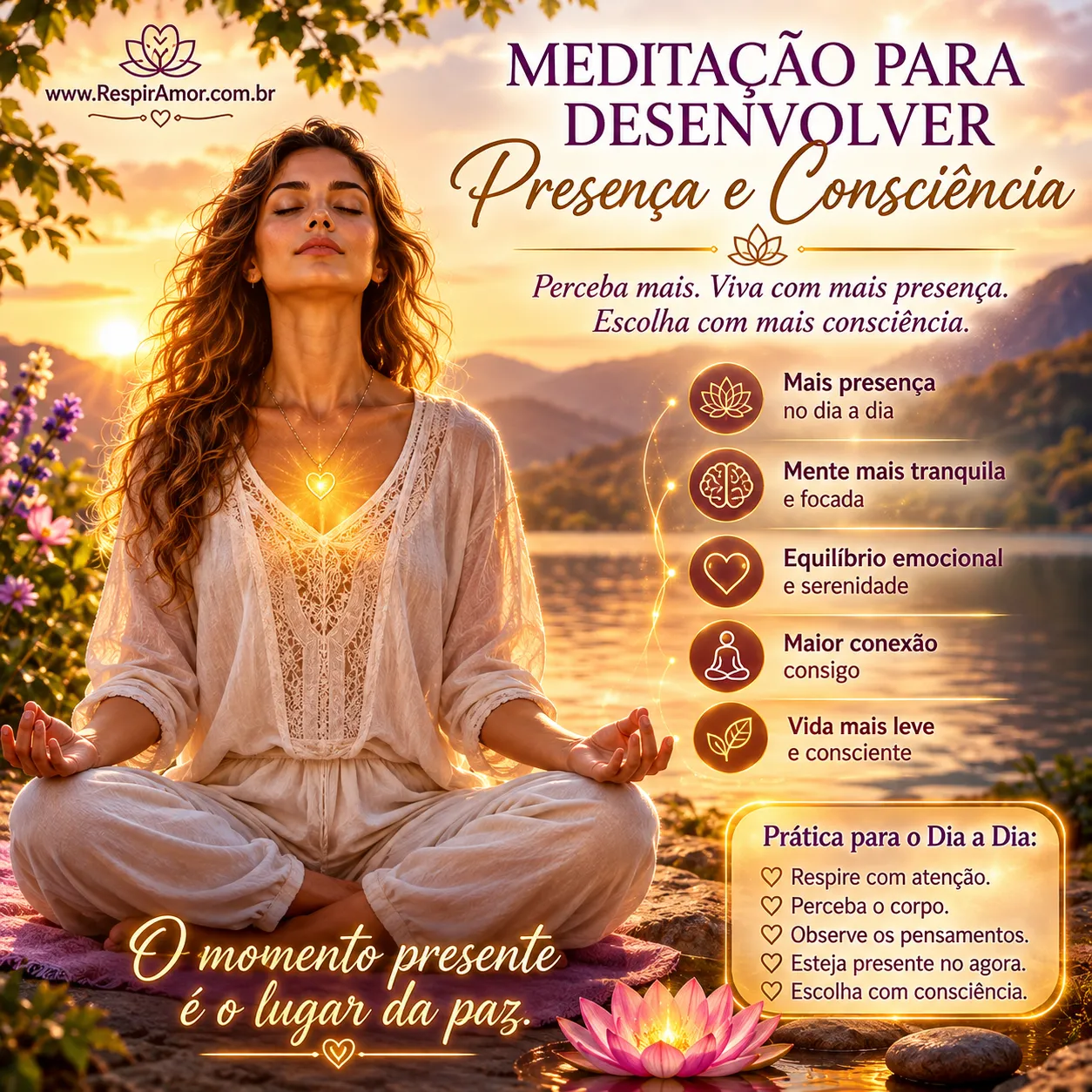 Meditação para Desenvolver Presença e Consciência