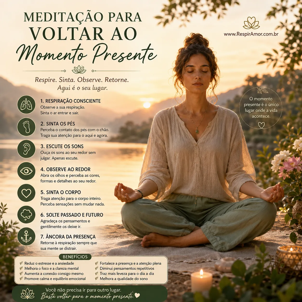 Meditação para Voltar ao Momento Presente